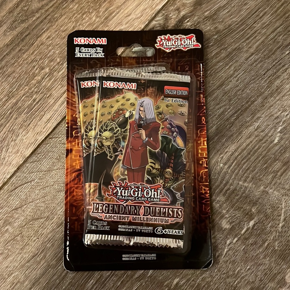 Yu Gi Oh Legendary Duelists: Ancient Millennium Booster Pack (2-5 card packs)